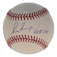 Greg Maddux Signed OML Baseball Inscribed "HOF 14" (Beckett) at PristineAuction.com