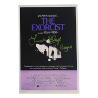 Linda Blair Signed "The Exorcist" 12x18 Poster Inscribed "Regan" (ACOA) at PristineAuction.com