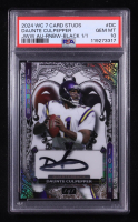Daunte Culpepper 2024 Wild Card 7 Card Studs Joker Autograph Purple Black #DC #1/1 (PSA 10) at PristineAuction.com