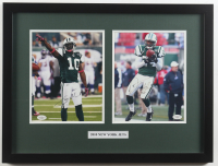 Darrelle Revis & Santonio Holmes Signed Jets Custom Framed Photo (JSA) at PristineAuction.com