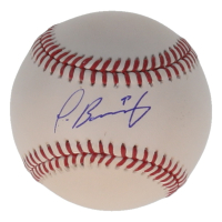 Javier Baez Signed OML Baseball (Beckett) at PristineAuction.com