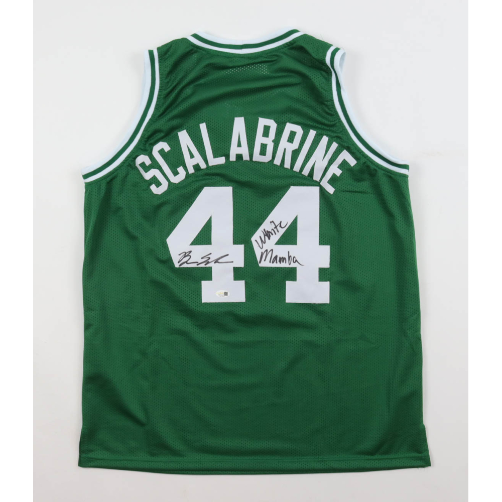 Brian Scalabrine Signed Jersey Inscribed "White Mamba" (JSA) at PristineAuction.com