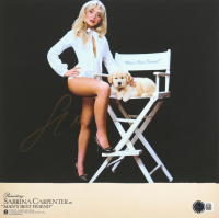 Sabrina Carpenter Signed "Man's Best Friend" Vinyl Record Album Insert (Beckett) at PristineAuction.com