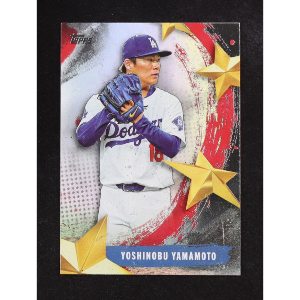 Yoshinobu Yamamoto 2025 Topps Stars Of MLB #SMLB43 at PristineAuction.com