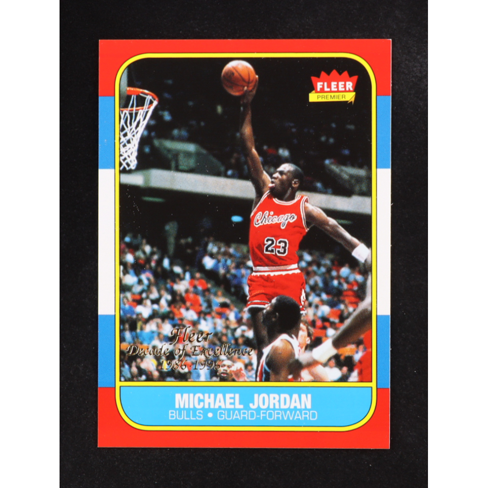 Michael Jordan 1996-97 Fleer Decade of Excellence #4 at PristineAuction.com