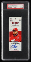 Mike Trout Signed 2011 Angels MLB Debut Game Ticket Inscribed (PSA & MLB) at PristineAuction.com