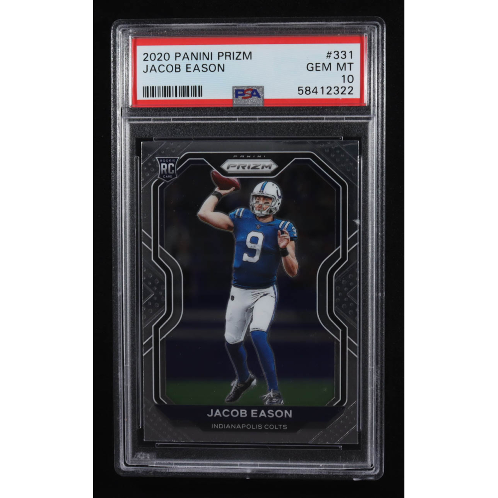 Jacob Eason 2020 Panini Prizm #331 RC (PSA 10) at PristineAuction.com Jacob Eason 2020 Panini Prizm #331 RC (PSA 10) at PristineAuction.com