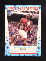 Michael Jordan 1989-90 Fleer Stickers #3 at PristineAuction.com