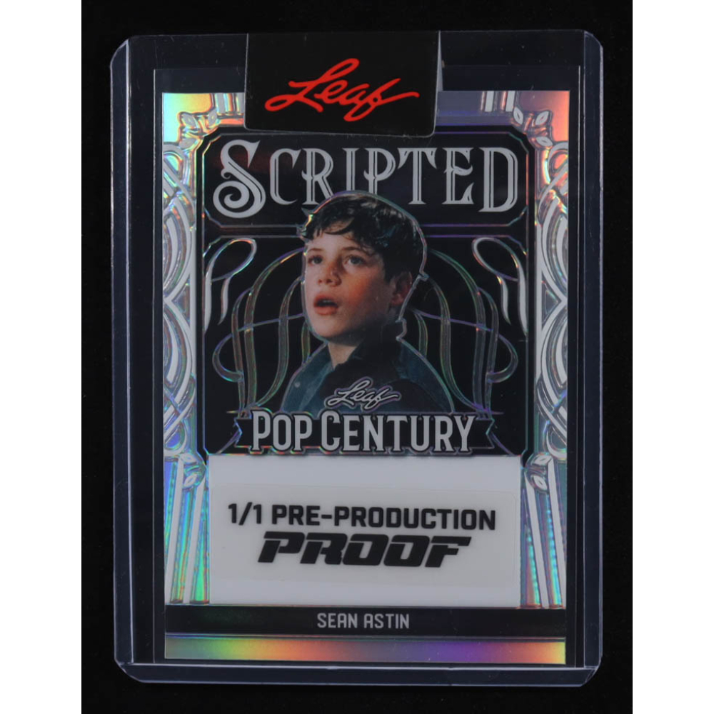 Sean Astin 2025 Leaf Metal Pop Century Scripted Prismatic Silver Pre-Production Proof #NNO #1/1 at PristineAuction.com Sean Astin 2025 Leaf Metal Pop Century Scripted Prismatic Silver Pre-Production Proof #NNO #1/1 at PristineAuction.com