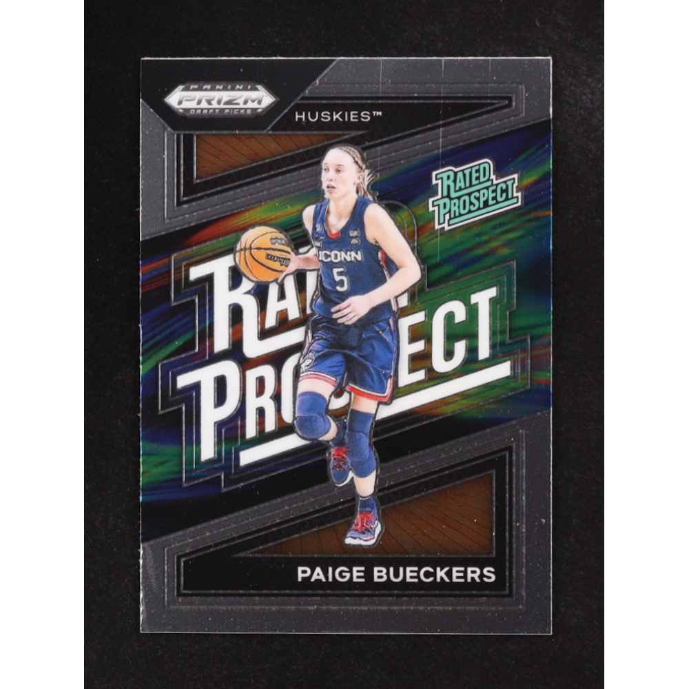 Paige Bueckers 2024-25 Panini Prizm Draft Picks Rated Prospect Prizms Silver #2 RC at PristineAuction.com