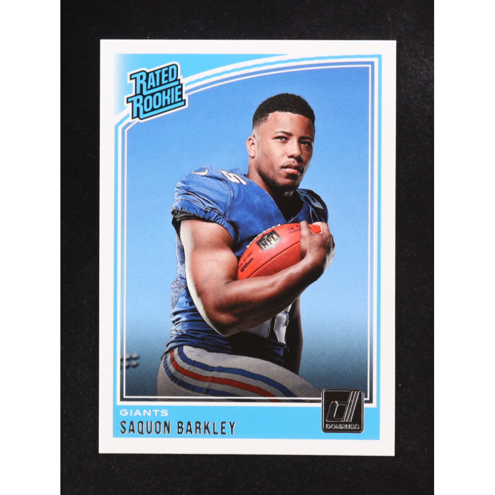 Saquon Barkley 2018 Donruss #306 RR RC at PristineAuction.com
