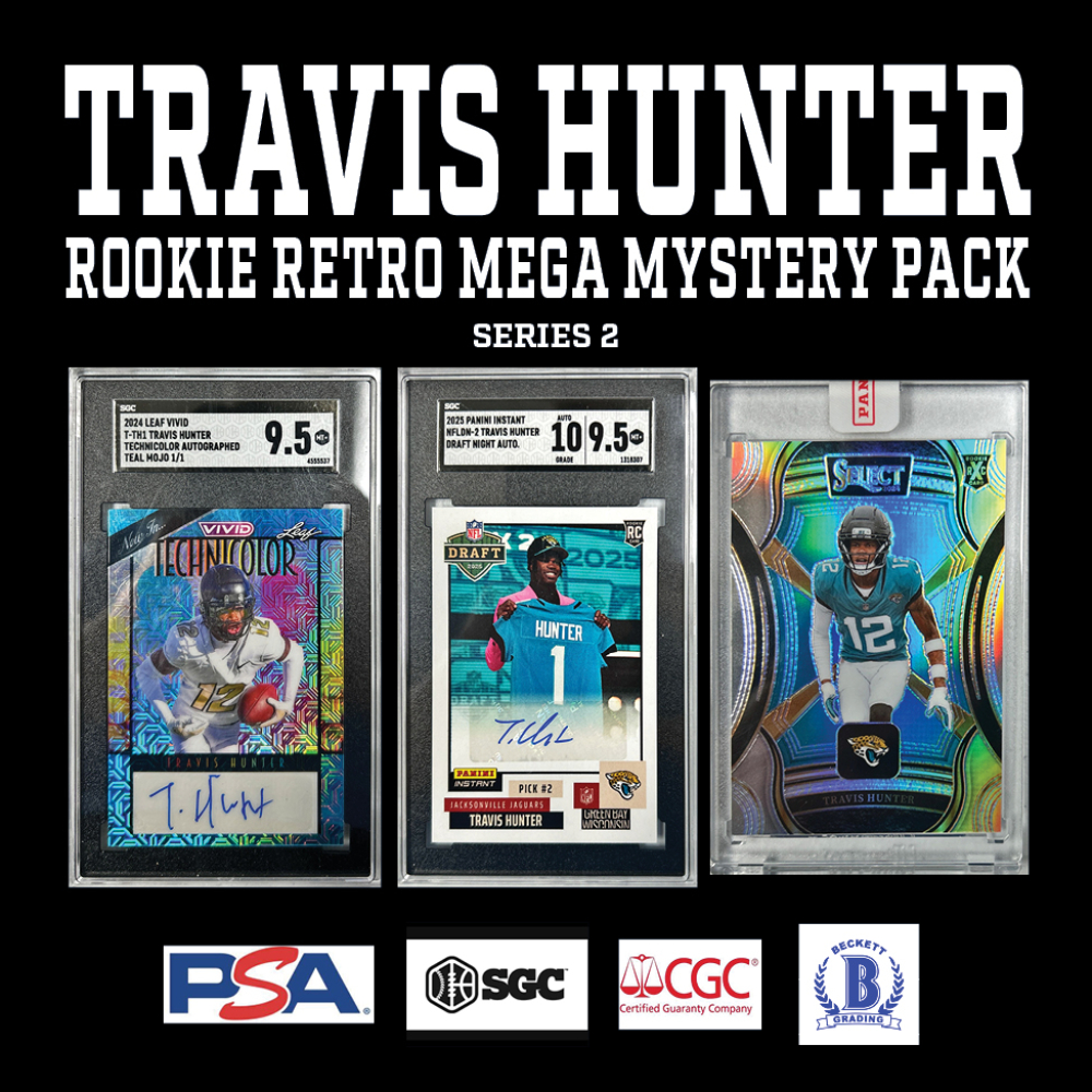 Break King "TRAVIS HUNTER ROOKIE RETRO" MEGA Mystery Box / Pack Series 2 at PristineAuction.com