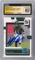 Ahmad "Sauce" Gardner Signed 2022 Panini Donruss RR #328 RC (CGC | Auto 10) at PristineAuction.com