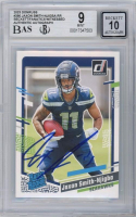 Jaxon Smith-Njigba Signed 2023 Donruss RR #390 RC (BGS 9 | Auto 10) at PristineAuction.com