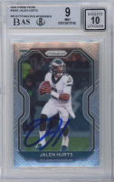 Jalen Hurts Signed 2020 Panini Prizm #343A RC (BGS 9 | Auto 10) at PristineAuction.com