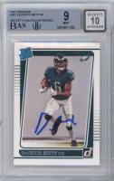 DeVonta Smith Signed 2021 Donruss RR #261 (BGS 9 | Auto 10) at PristineAuction.com