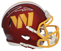 Jayden Daniels Signed Commanders Speed Mini Helmet (Fanatics) at PristineAuction.com