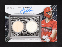 Bryce Harper 2023 Topps Sterling Sterling Seasons Autograph Relics #SSARBH #15/25 at PristineAuction.com