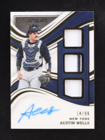 Austin Wells 2024 Impeccable Update Immaculate Collection Triple Patch Signatures #PTSAW #14/99 at PristineAuction.com