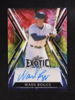Wade Boggs 2023 Leaf Exotic Autographs Rainbow #BAWB1 #6/6 at PristineAuction.com