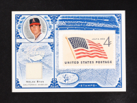 Nolan Ryan 2005 Leaf Century Stamps Material USA Flag Jersey #72 #55/100 at PristineAuction.com