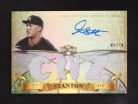 Giancarlo Stanton 2013 Topps Triple Threads Relic Autographs #GST3 #6/18 at PristineAuction.com