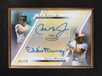 Cal Ripken Jr. / Eddie Murray 2021 Topps Gold Label Dual Framed Autographs #FDARM #5/10 at PristineAuction.com