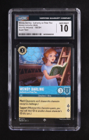 Wendy Darling 2024 Disney Lorcana Authority on Peter Pan / Into the Inklands #158 (CGC 10) at PristineAuction.com