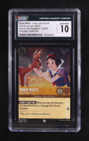 Snow White 2023 Disney Lorcana Lost in the Forest / Rise of the Floodborn #23 (CGC 10) at PristineAuction.com