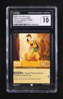 Pluto 2024 Disney Lorcana Friendly Pooch / Into the Inklands #18 (CGC 10) at PristineAuction.com