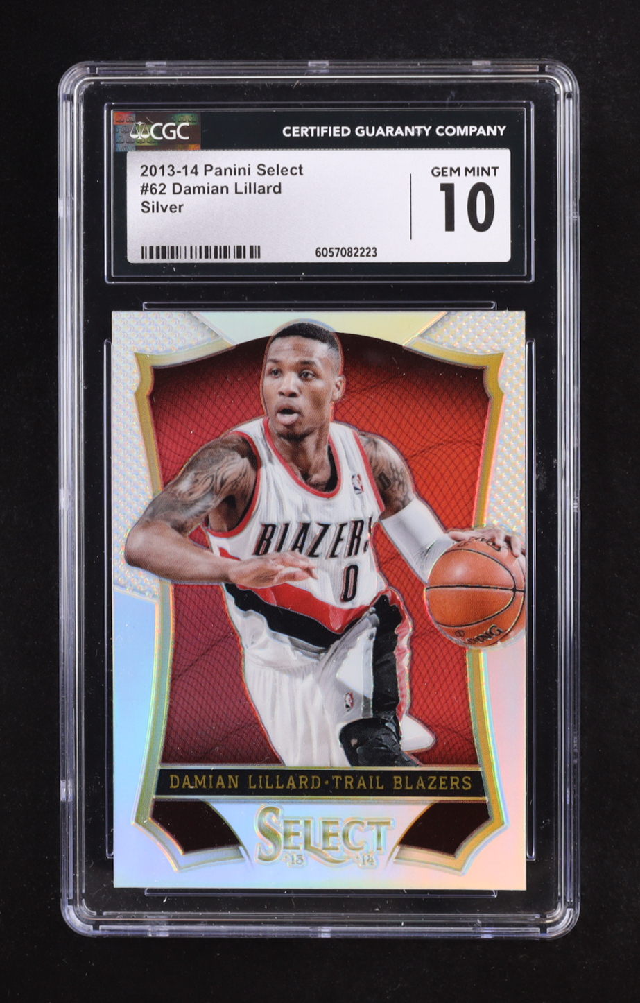 Damian Lillard 2013-14 Select Silver #62 (CGC 10) at PristineAuction.com Damian Lillard 2013-14 Select Silver #62 (CGC 10) at PristineAuction.com