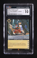Goofy 2023 Disney Lorcana Knight for a Day / Rise of the Floodborn #180 (CGC 10) at PristineAuction.com