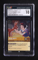 Snow White 2023 Disney Lorcana Lost in the Forest / Rise of the Floodborn #23 (CGC 10) at PristineAuction.com