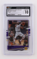 LeBron James 2020-21 Panini Clearly Donruss Purple #49 (CGC 10) at PristineAuction.com