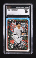 Aaron Judge 2024 Topps Holiday #H99 (CGC 10) at PristineAuction.com