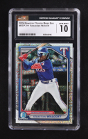 Sebastian Walcott 2024 Bowman Chrome Mega Box #BCP211 RC (CGC 10) at PristineAuction.com