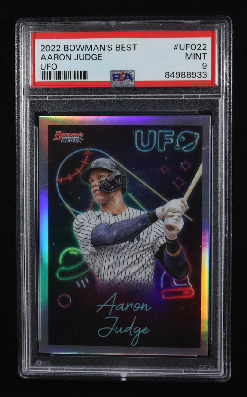 Aaron Judge 2022 Bowman's Best UFO #22 (PSA 9) at PristineAuction.com Aaron Judge 2022 Bowman's Best UFO #22 (PSA 9) at PristineAuction.com