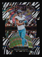 Brenton Strange 2023 Select Prizm Zebra Die Cut #45 RC at PristineAuction.com