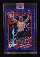 Yair Rodriguez Signed 2022 Donruss Optic UFC Blue Velocity #58 (PA) at PristineAuction.com
