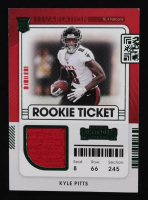 Kyle Pitts 2021 Panini Contenders Rookie Ticket Swatches #4 RC at PristineAuction.com