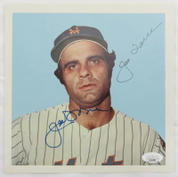 Joe Torre & Cleon Jones Signed 8x8 Print (JSA) at PristineAuction.com