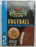 1993 Topps Stadium Club Football Series 2 Wax Box at PristineAuction.com