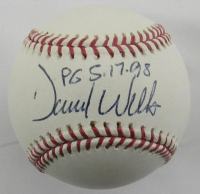 David Wells Signed OML Baseball Inscribed "PG 5-17-98" (JSA) at PristineAuction.com