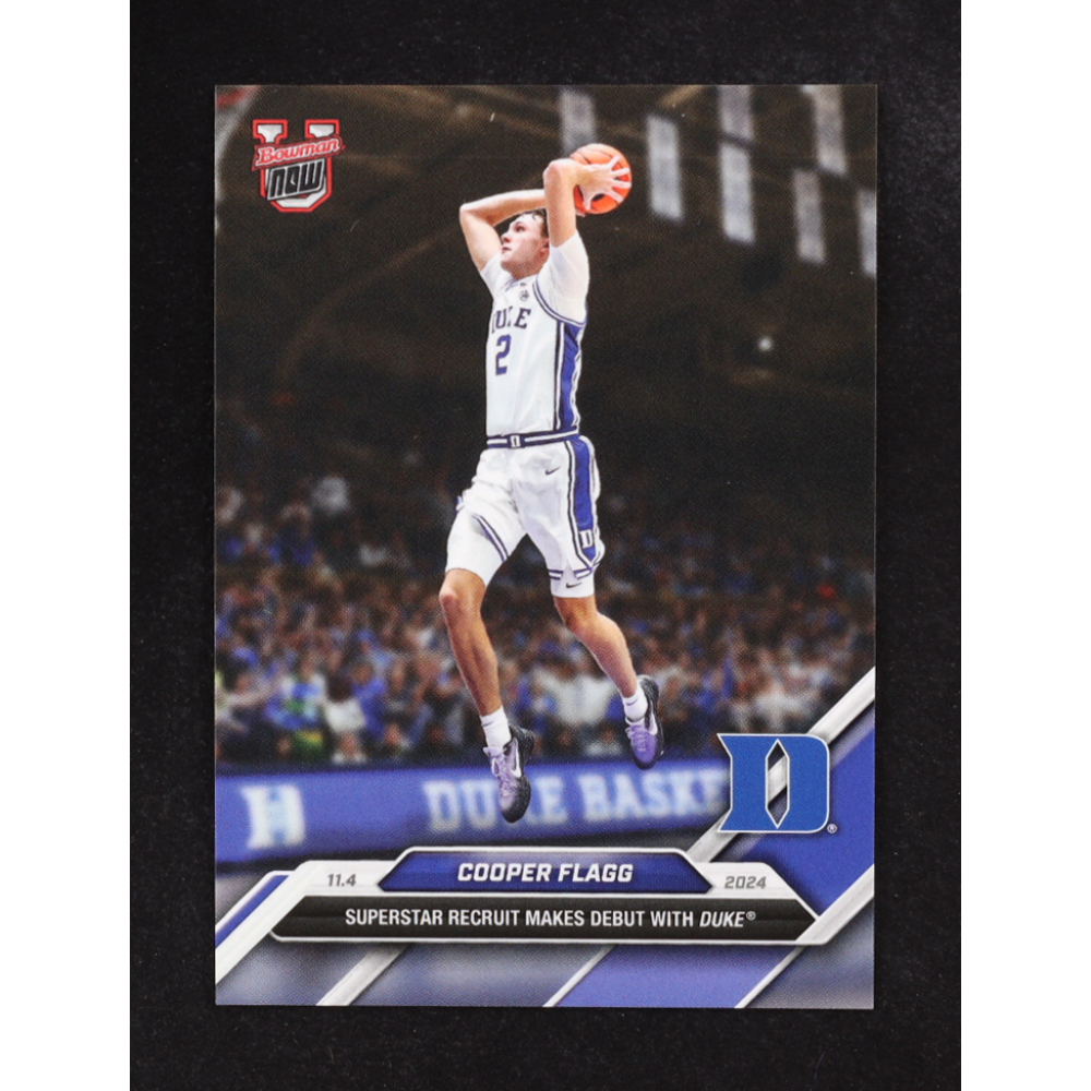 Cooper Flagg 2024 Bowman U Now #1 RC at PristineAuction.com