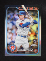 Pete Crow-Armstrong 2024 Topps Chrome Refractors #16 RC at PristineAuction.com
