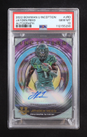 Jayden Reed 2022-23 Bowman Inception University Autographs #BIAJRD RC (PSA 10) at PristineAuction.com