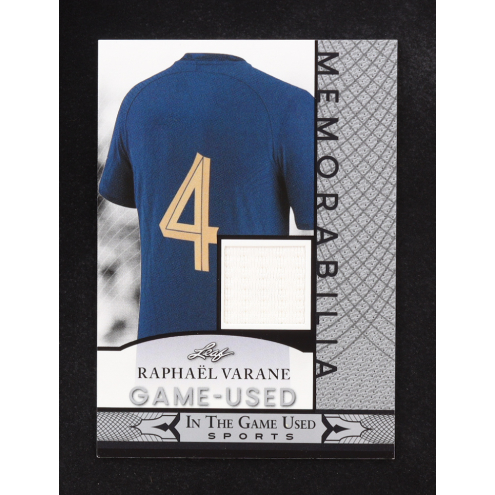 Raphael Varane 2024 Leaf ITG Used Sports Game Used Memorabilia #GUM119 at PristineAuction.com