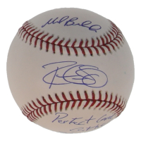 Mark Buehrle & Ramon Castro Signed OML Baseball Inscribed "Buehrle Perfect Game Battery" (Beckett & JSA) at PristineAuction.com