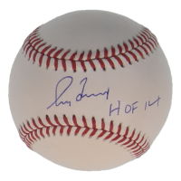 Greg Maddux Signed OML Baseball Inscribed "HOF 14" (Beckett) at PristineAuction.com