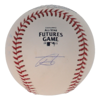 Julio Rodriguez Signed OML 2021 All-Star Futures Game Logo Baseball (Beckett) at PristineAuction.com